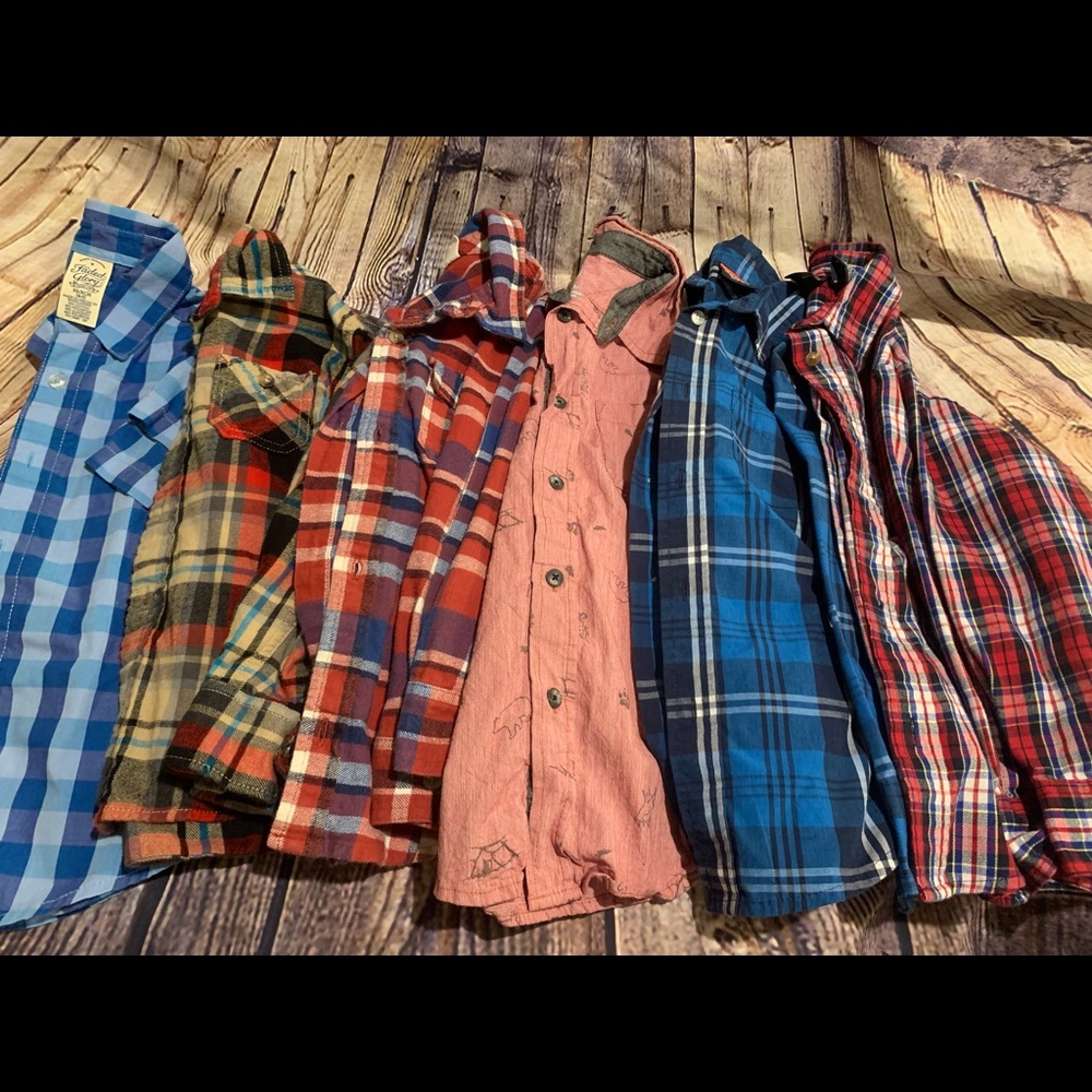 Boys Flannel lot